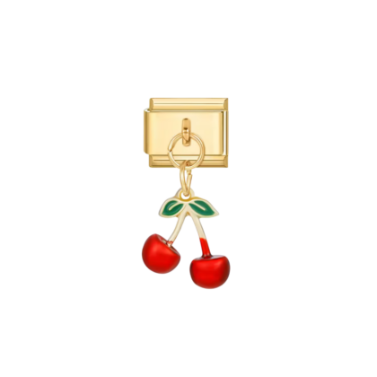 Dangling Cherry Charm