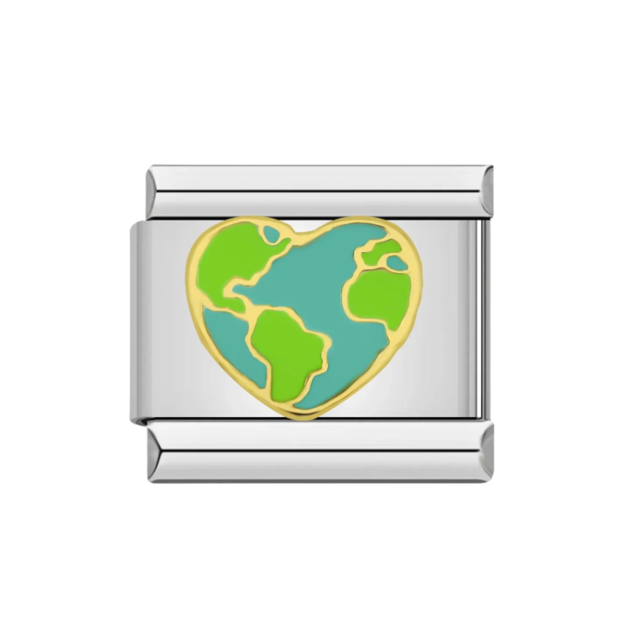 Earth Heart Charm