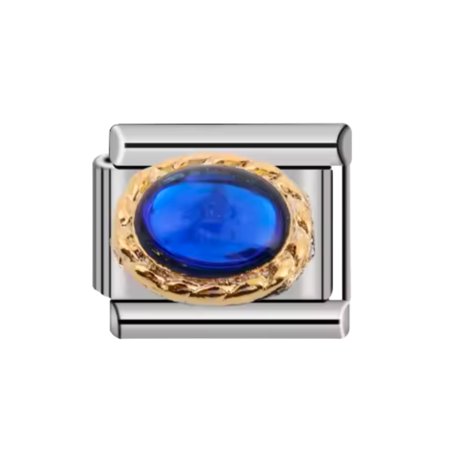 Dark Blue Stone Charm