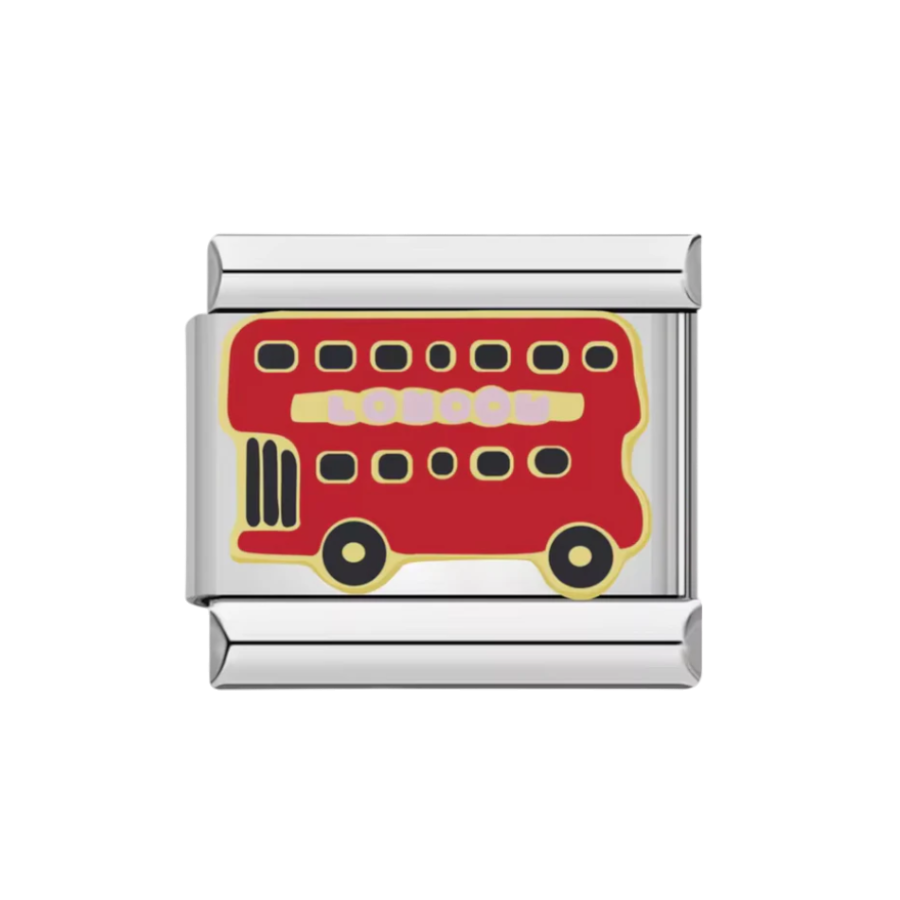 Double Decker Bus Charm
