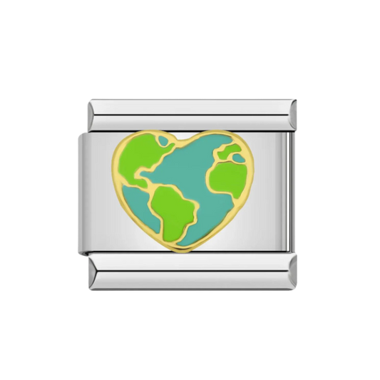 Earth Heart Charm