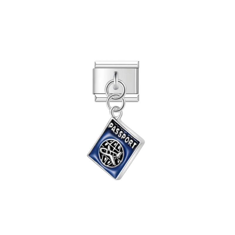 Dangling Passport Charm