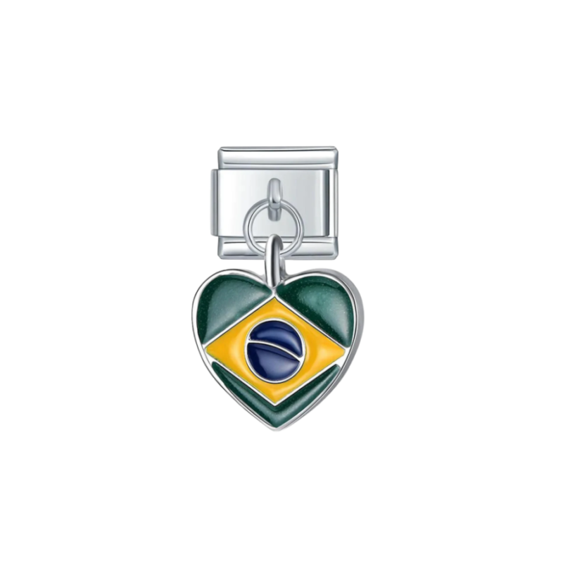 Brasil Flag Charm