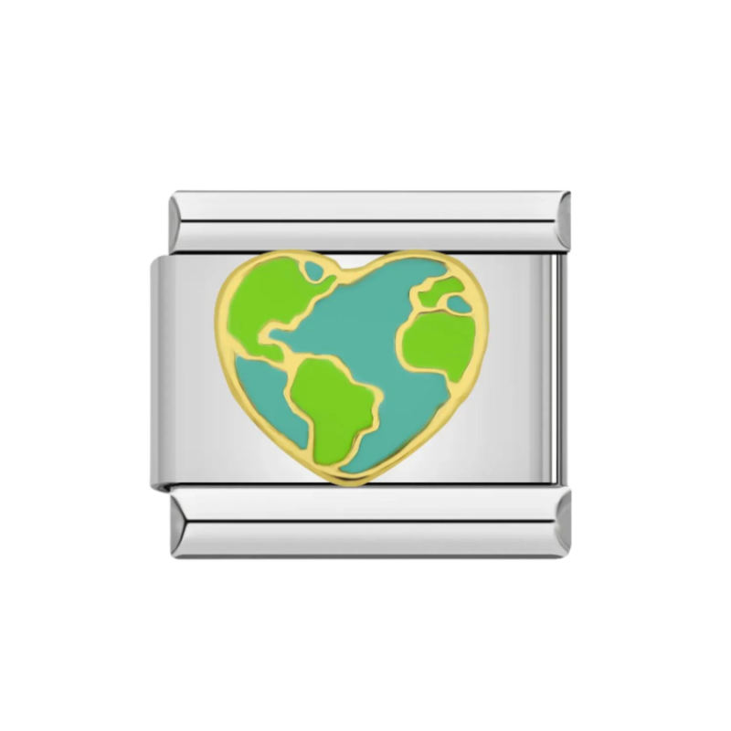 Earth Heart Charm