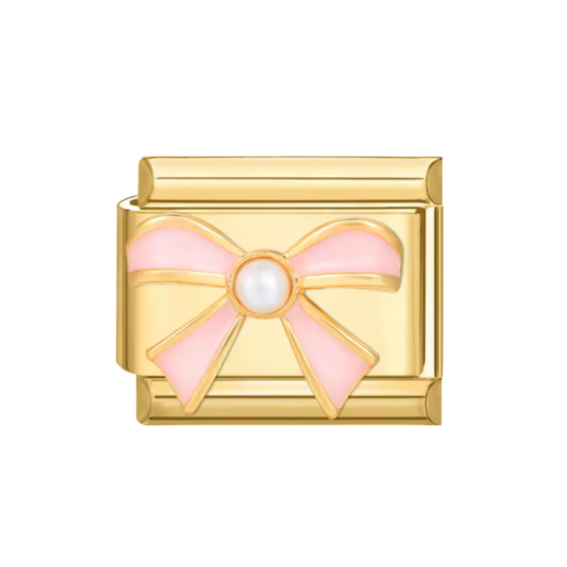 Pink Bow Charm