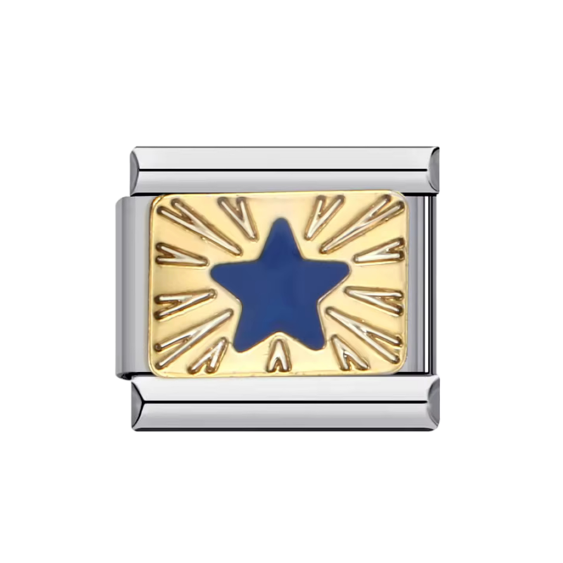 Blue Star Charm