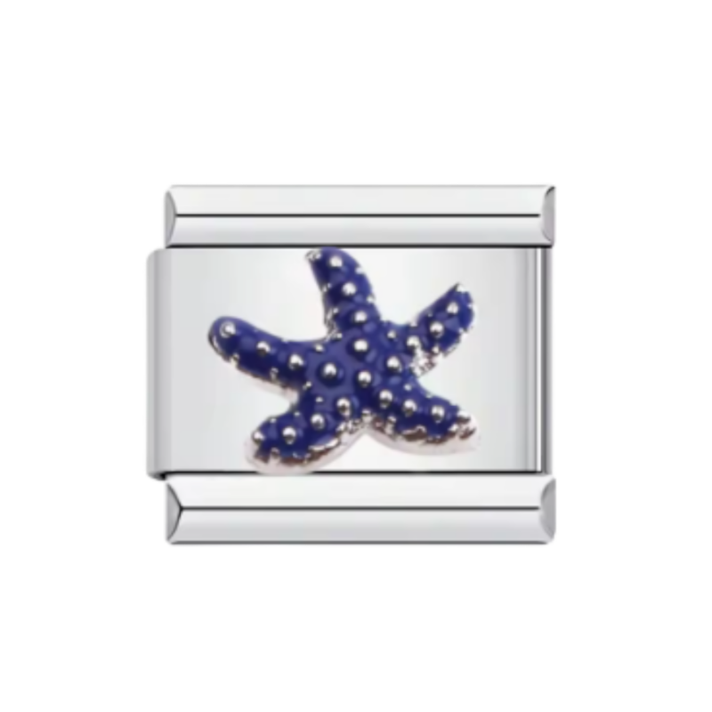 Blue Starfish Charm