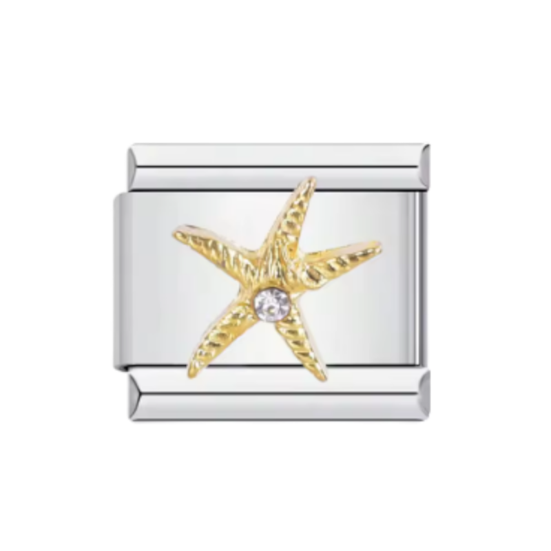 Gold Starfish Charm