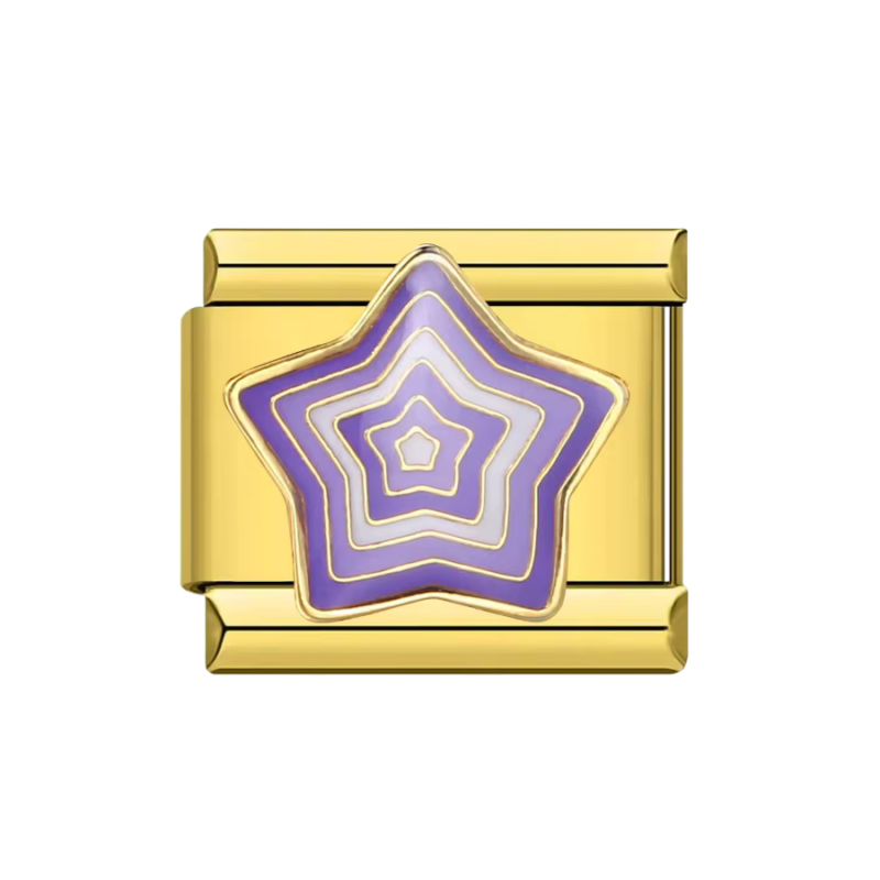 Purple Star Charm